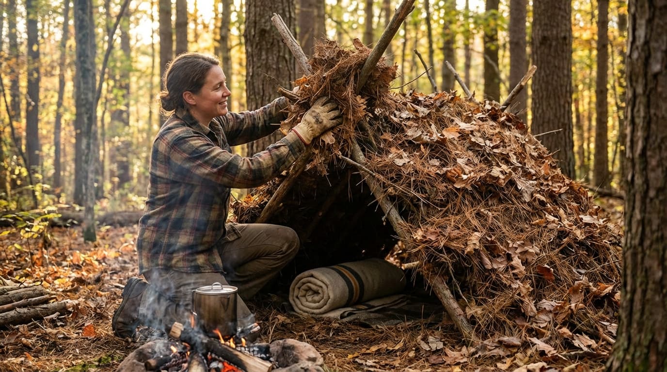 How to Build a Wilderness Shelter That Actually Keeps You Warm