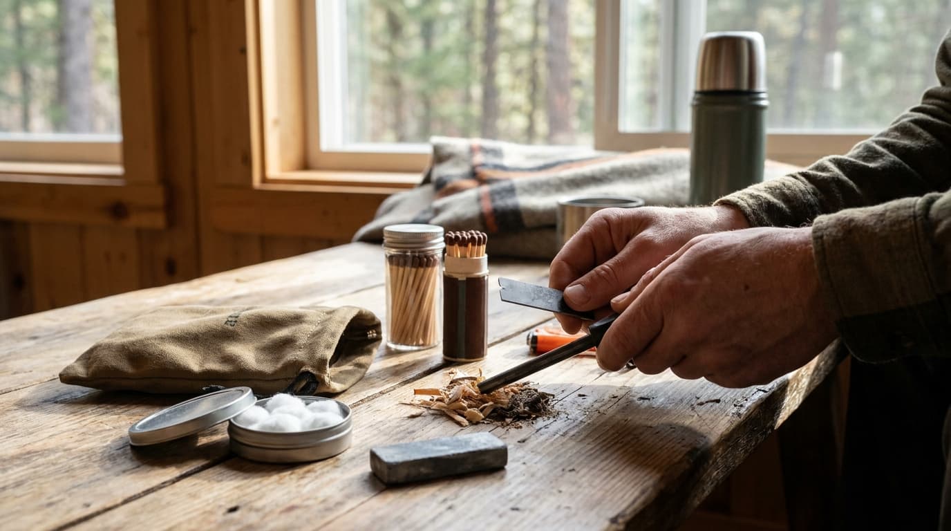 Gear & Essentials: Survival Fire Starting Kit for Beginners and Home Prep